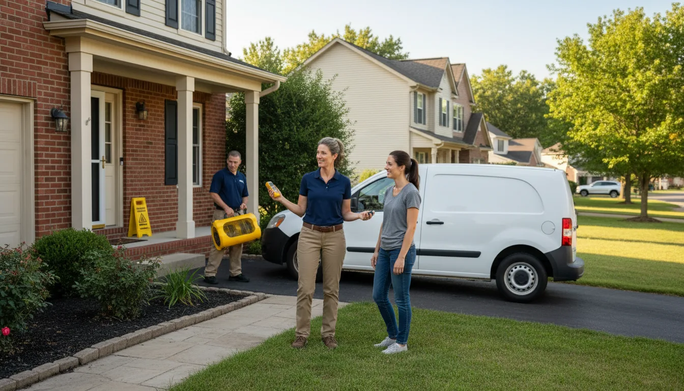 Water restoration image for Water Damage & Restoration Services in Truesdale, MO